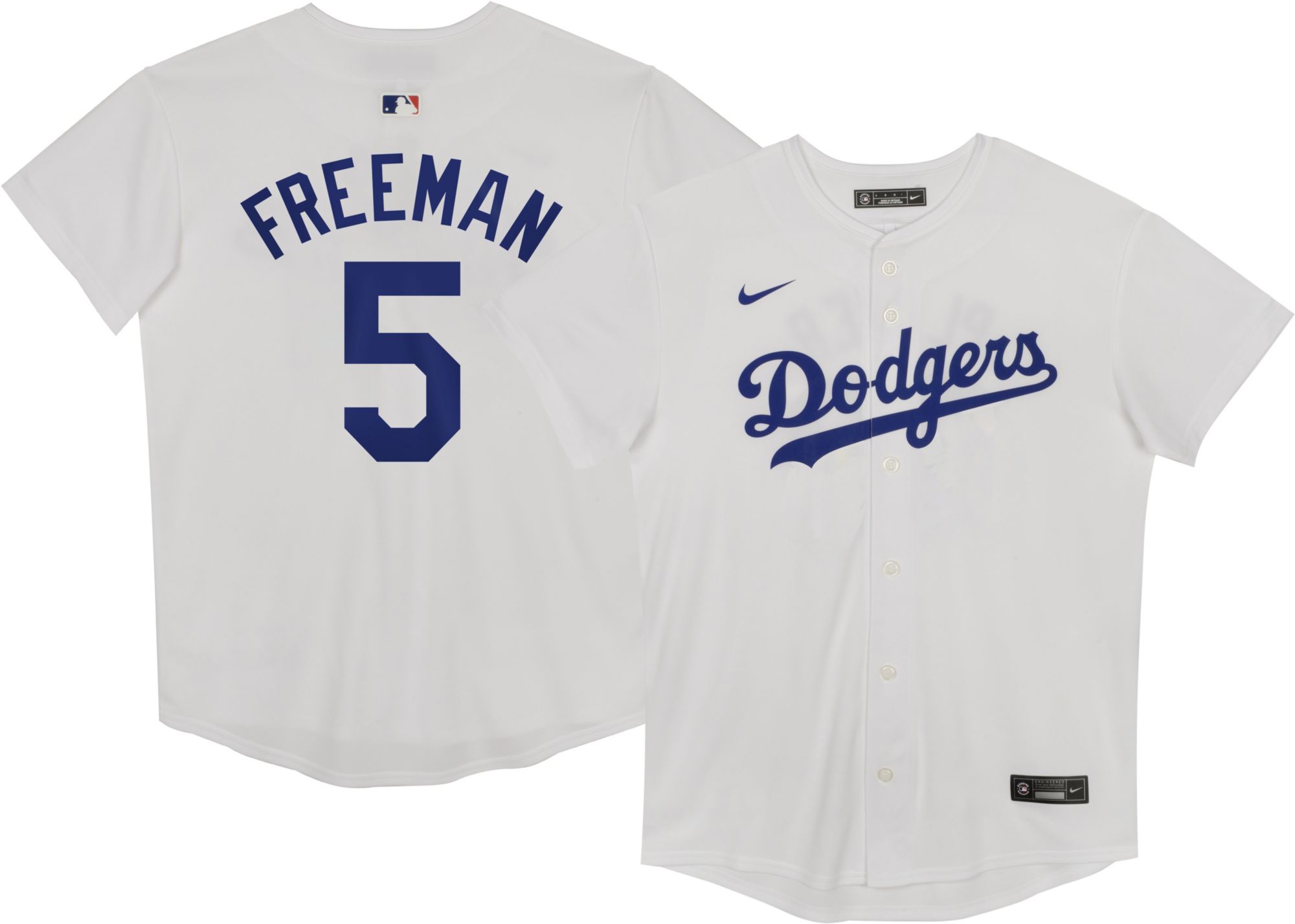 Nike Little Kids' Los Angeles Dodgers White Freddie Freeman #5 Game Jersey