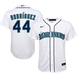 Nike Little Kids' 4-7 Seattle Mariners Julio Rodríguez #44 White Home Cool Base Jersey