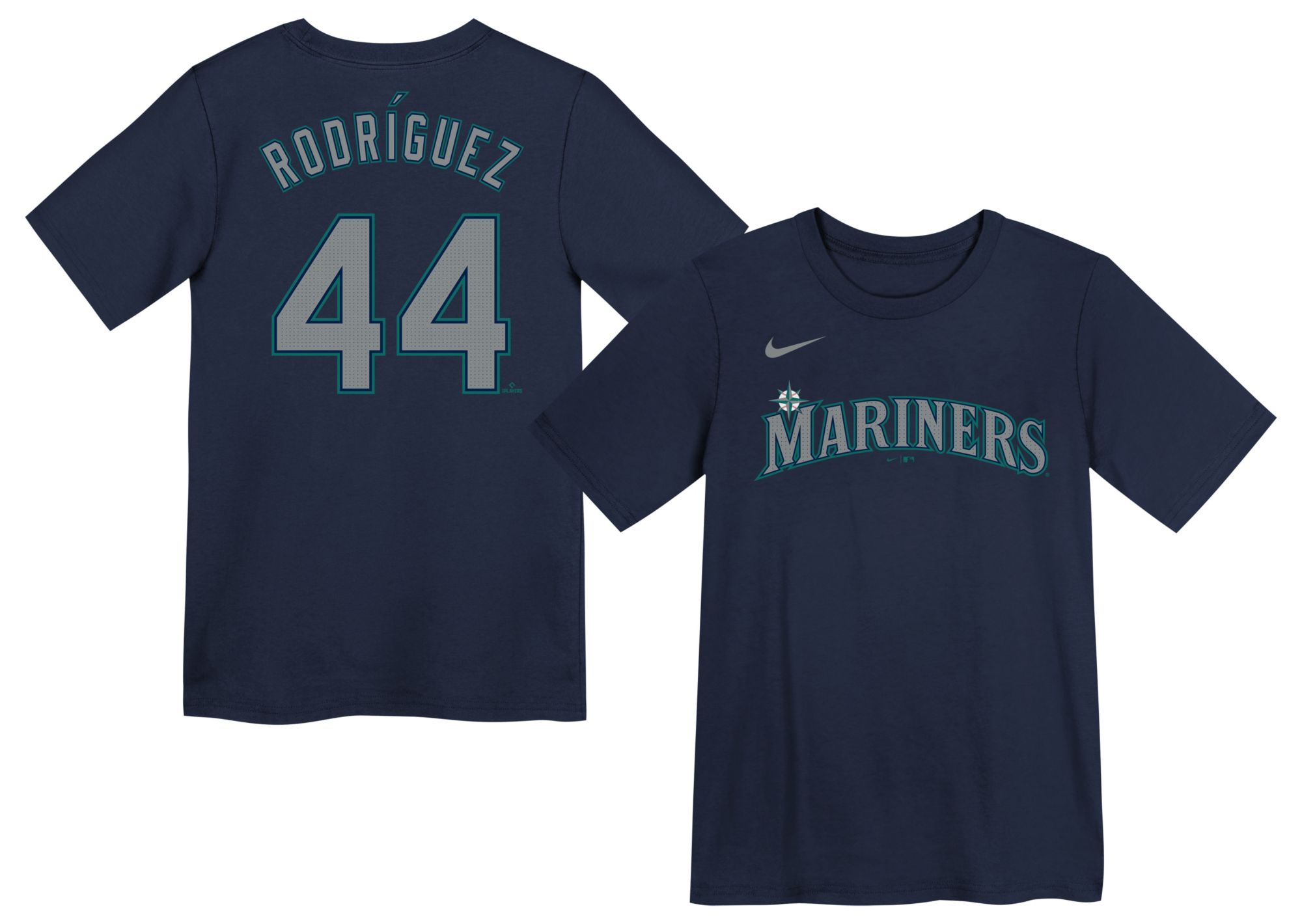 Nike Little Kids Seattle Mariners Julio Rodriguez #44 Green T-Shirt