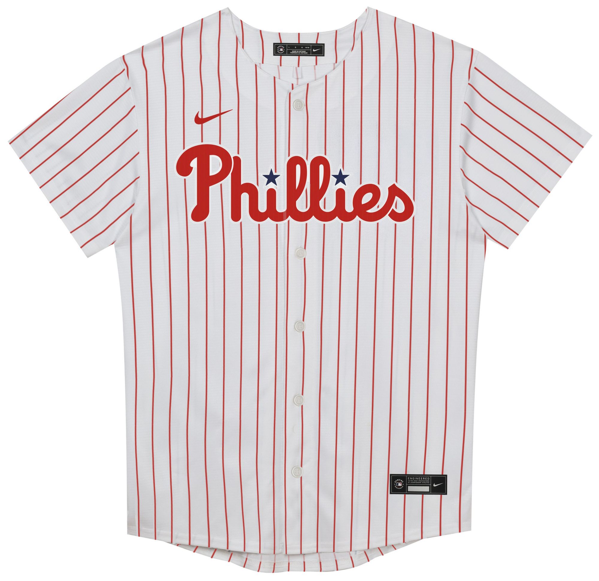 Nike Little Kids' Philadelphia Phillies White Bryce Harper #3 Replica Jersey