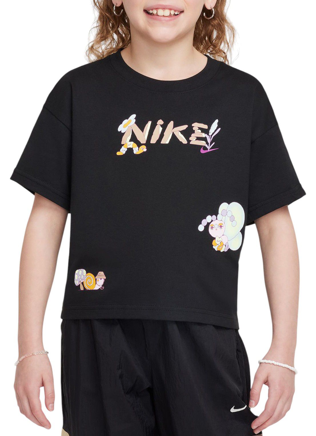 Nike Girls' Sportswear Seasonal Story T-Shirt