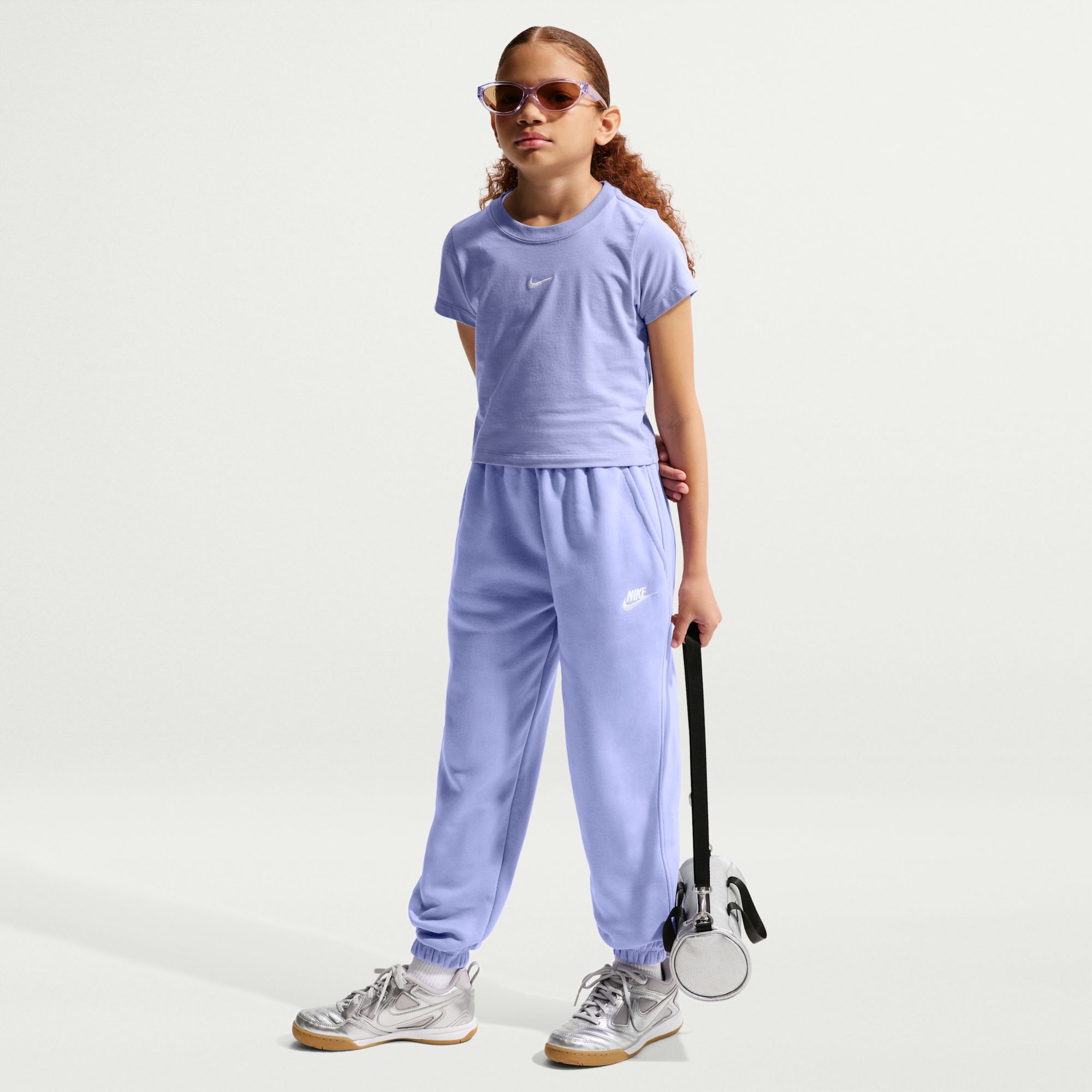 Nike Girls' Sportswear Club Fleece Oversized Joggers