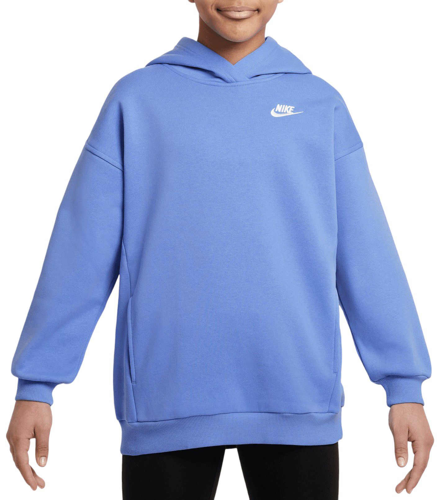 Nike Kids' Oversized Club Fleece Pullover Hoodie