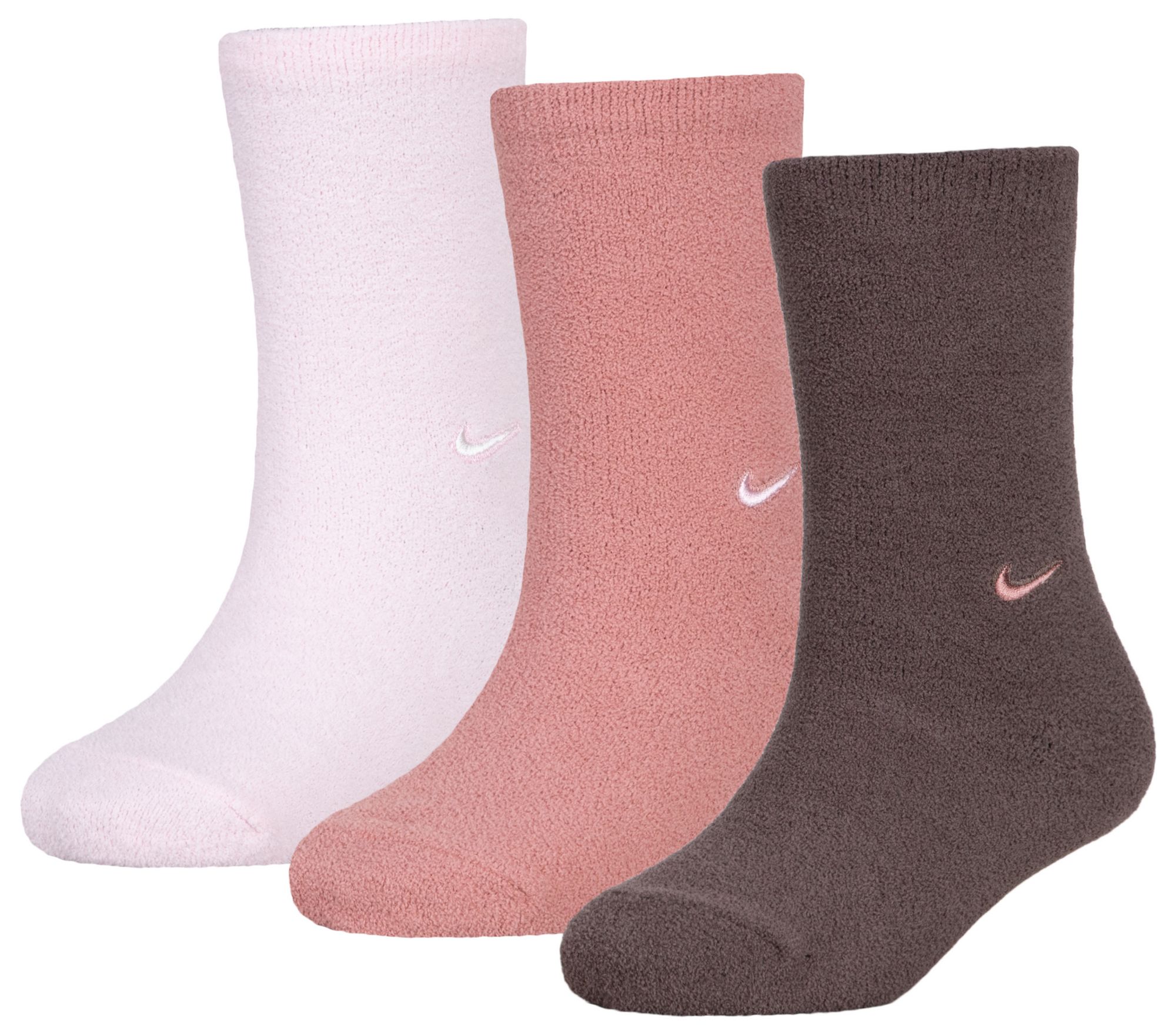 Nike Youth Super Soft Cozy Socks 3-Pack