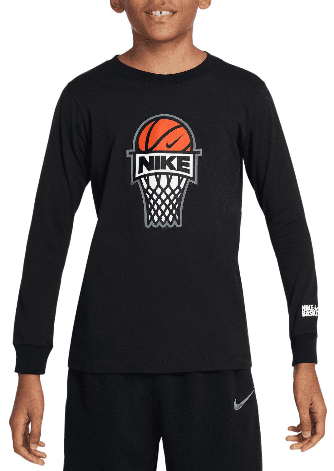 Nike Kids' Basketball Graphic Long Sleeve Shirt
