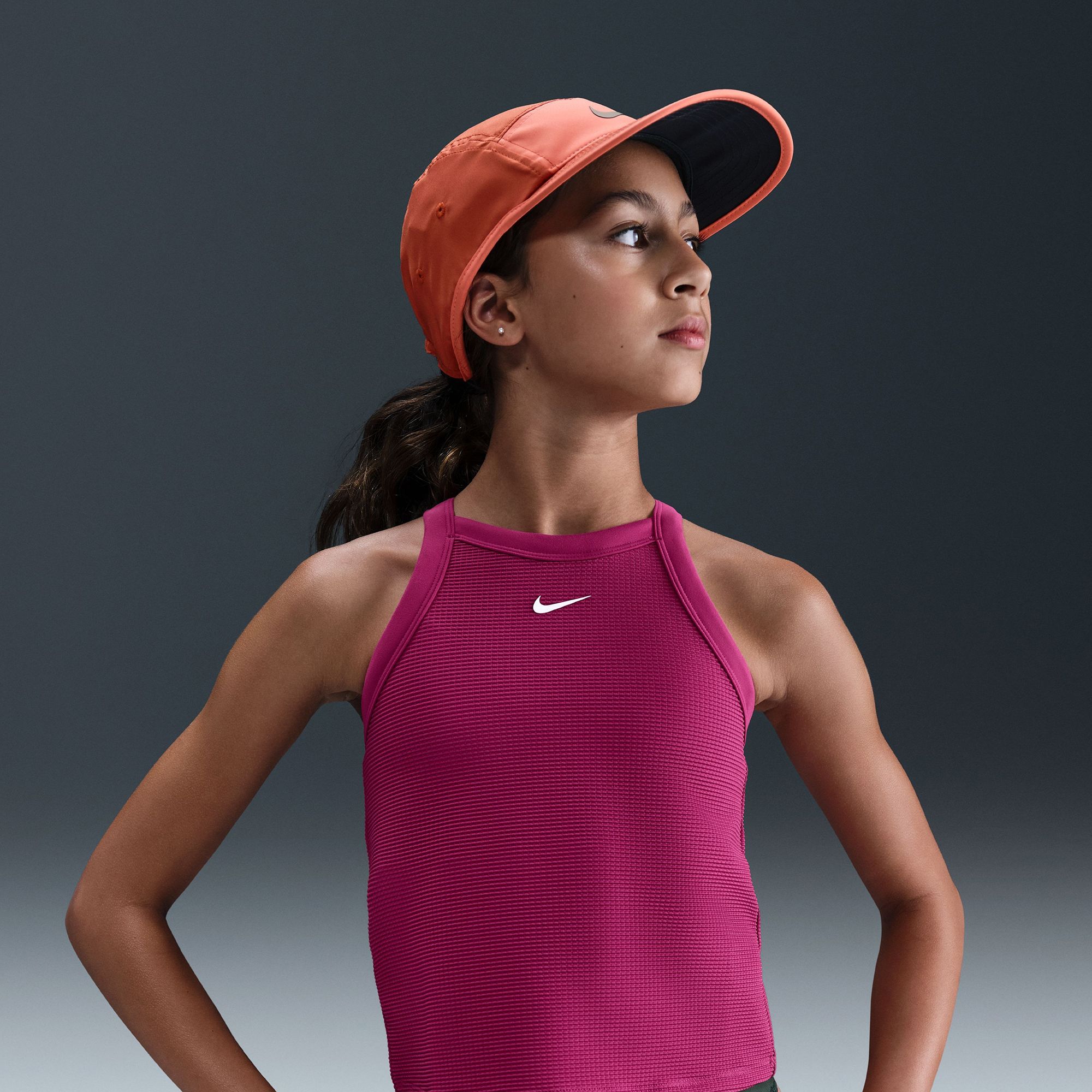Nike Girls' High-Neck Bra Tank Top