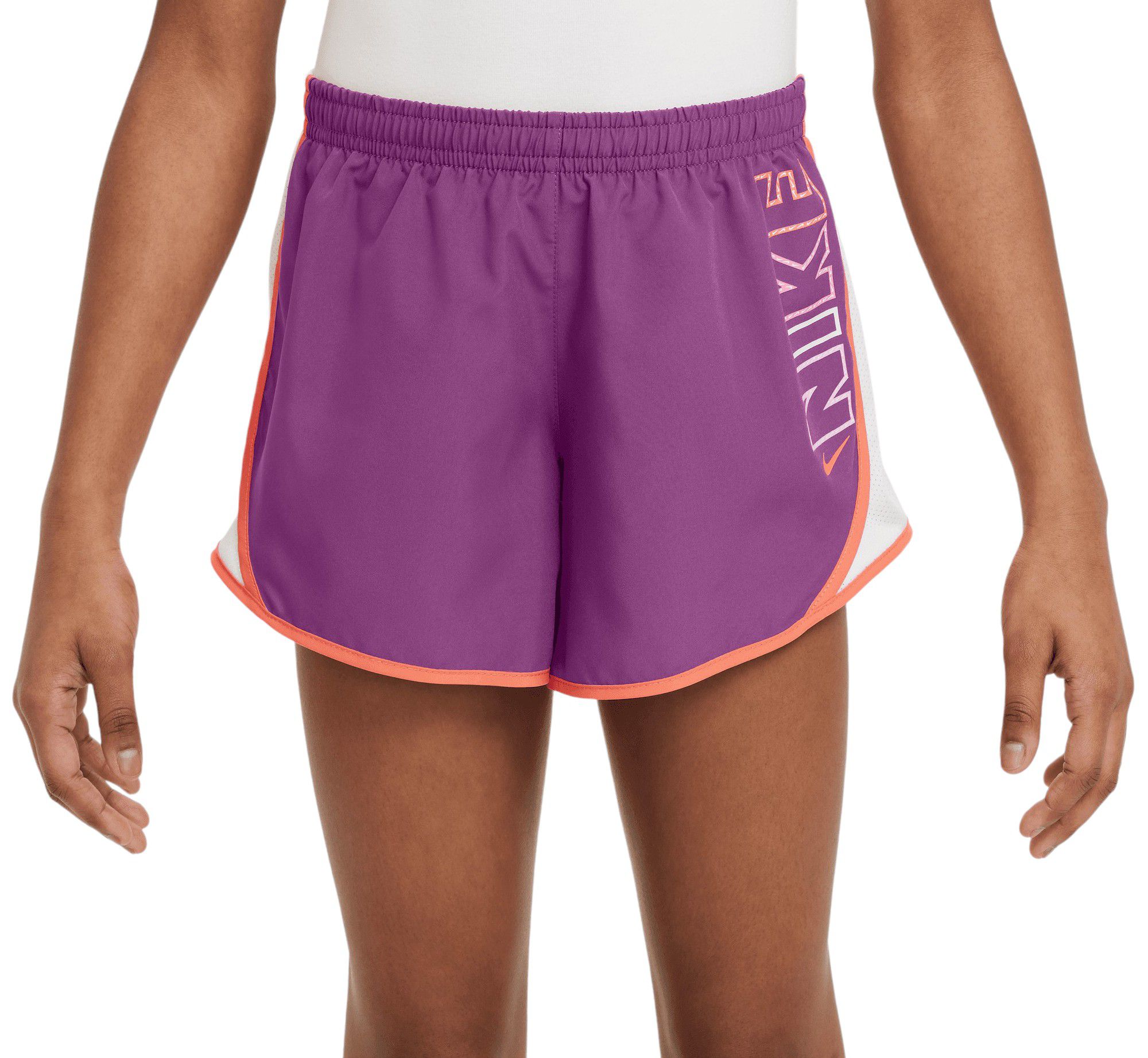 Nike Girls' Dri-FIT Brief-Lined Tempo Running Shorts