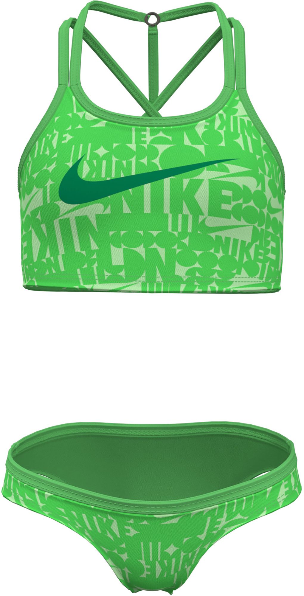 Nike Girls' T-Crossback Midkini Set