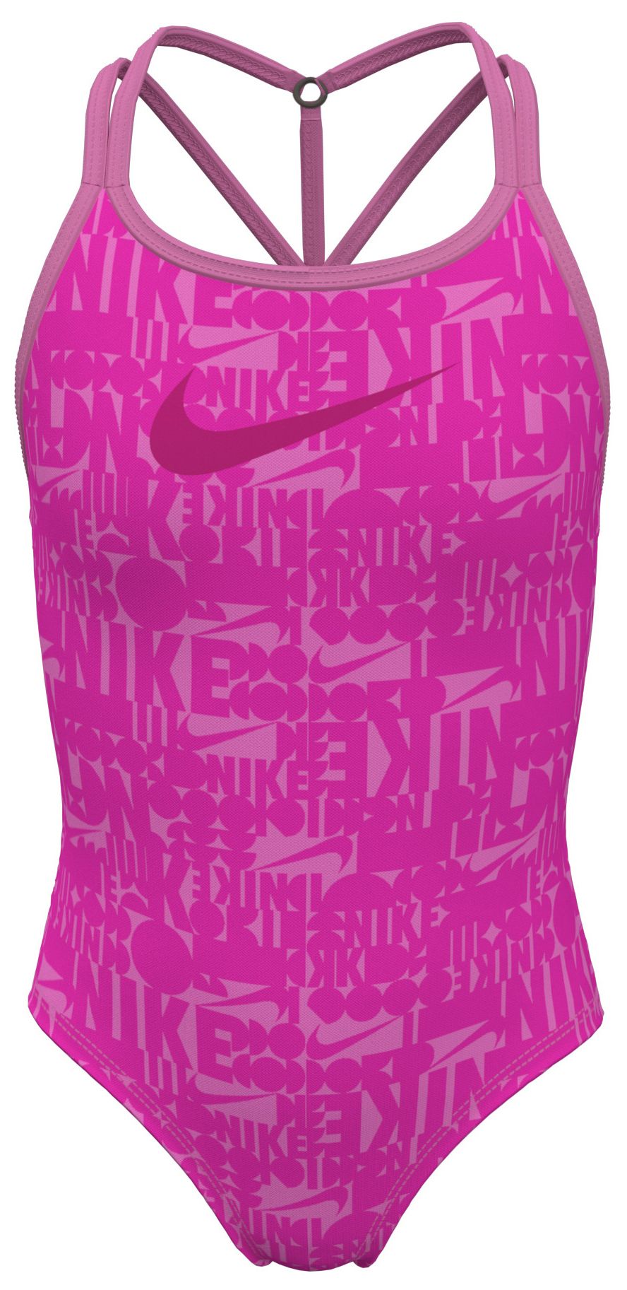 Nike Girls' T-Crossback One Piece Swimsuit
