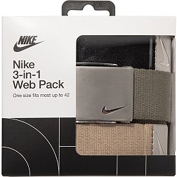 Nike Men's Web Golf Belt 3-Pack