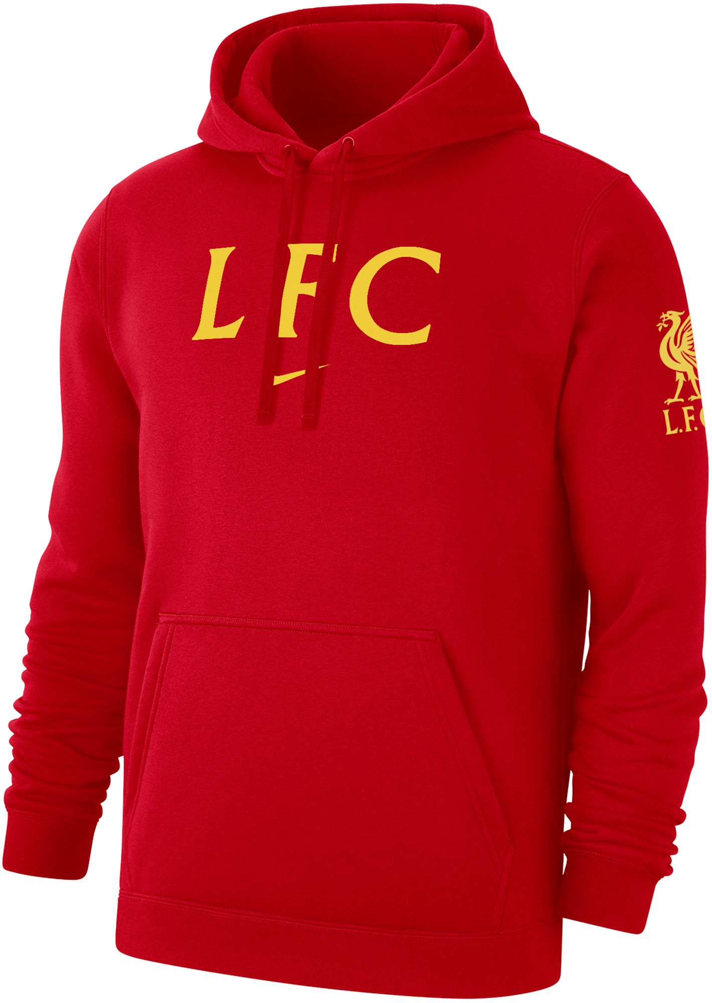 Nike Adult Liverpool FC Red Logo Club Pullover Hoodie