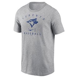 Nike Men's Toronto Blue Jays Gray Home Team Arch T-Shirt