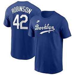 Nike Men's Los Angeles Dodgers Jackie Robinson #42 Blue Cooperstown T-Shirt