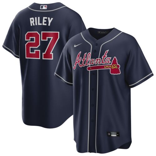 アトランタブレーブス ナイキ ユニフォーム Riley 27 ベースボールシャツ アトランタブレーブス ナイキ ユニフォーム Riley 27 ベース