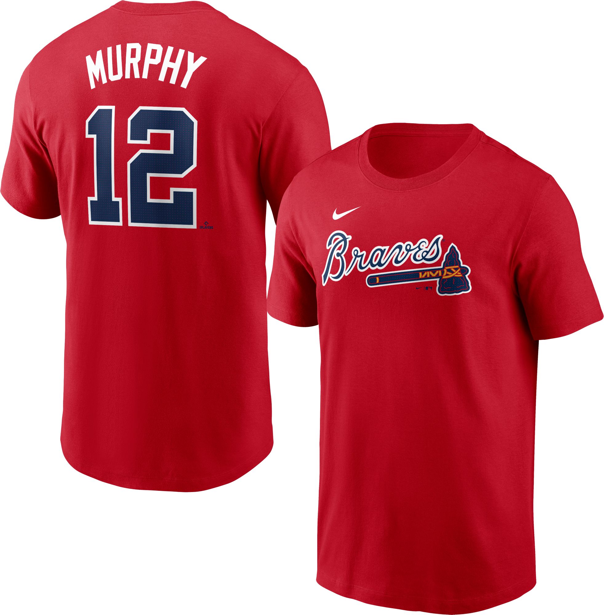 Nike Men's Atlanta Braves Sean Murphy #12 Red T-Shirt