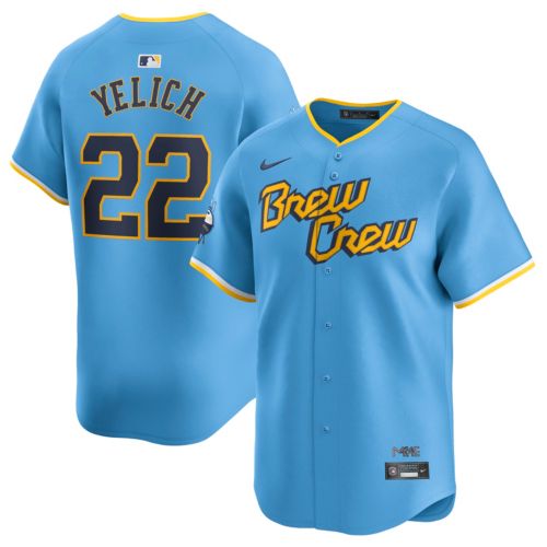 Milwaukee Brewers Yelich ユニフォーム 22 Amazon.com : Outerstuff Christian Yelich Milwaukee Brewers
