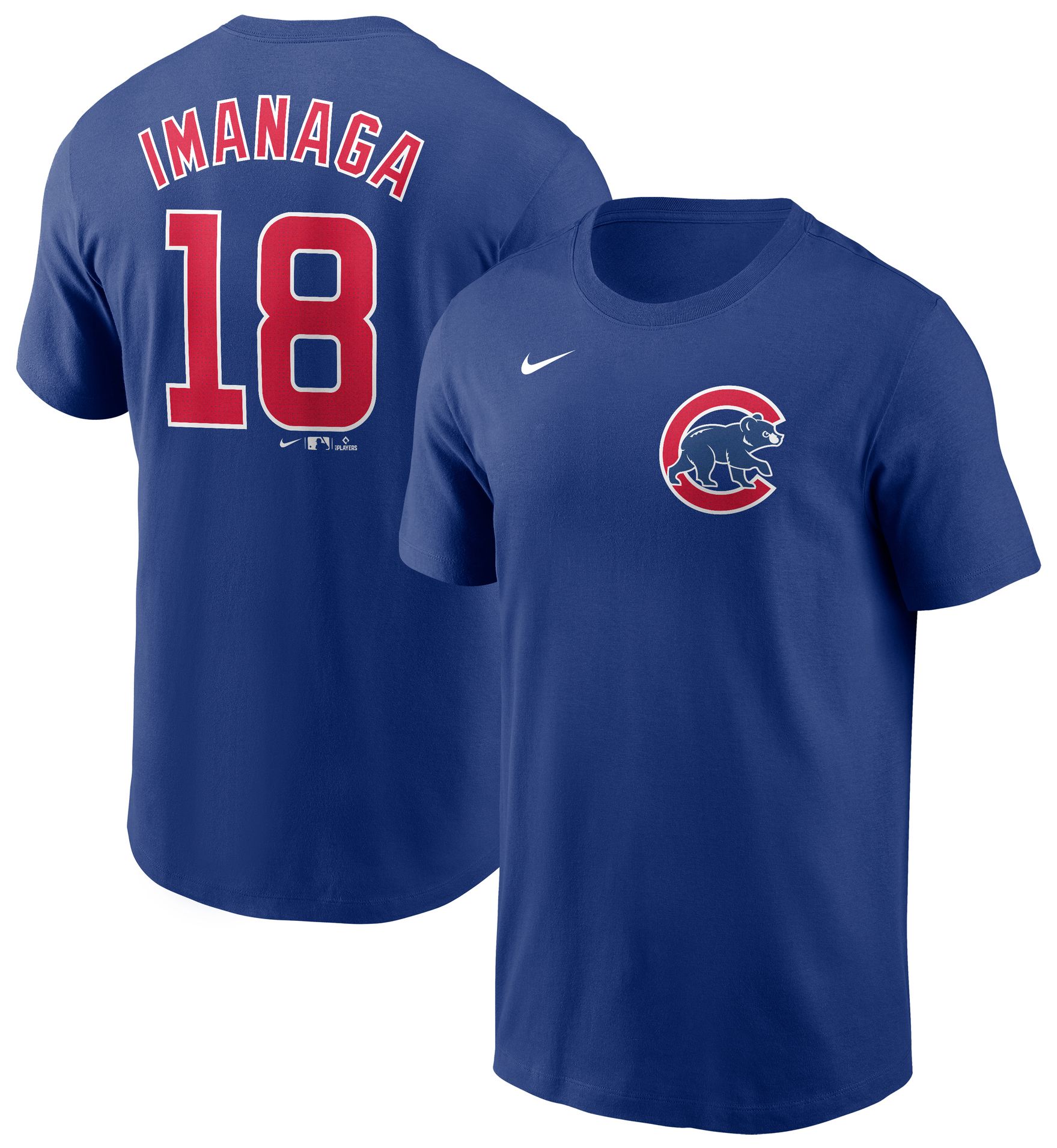 Nike Adult Chicago Cubs Shota Imanaga #18 Blue T-Shirt