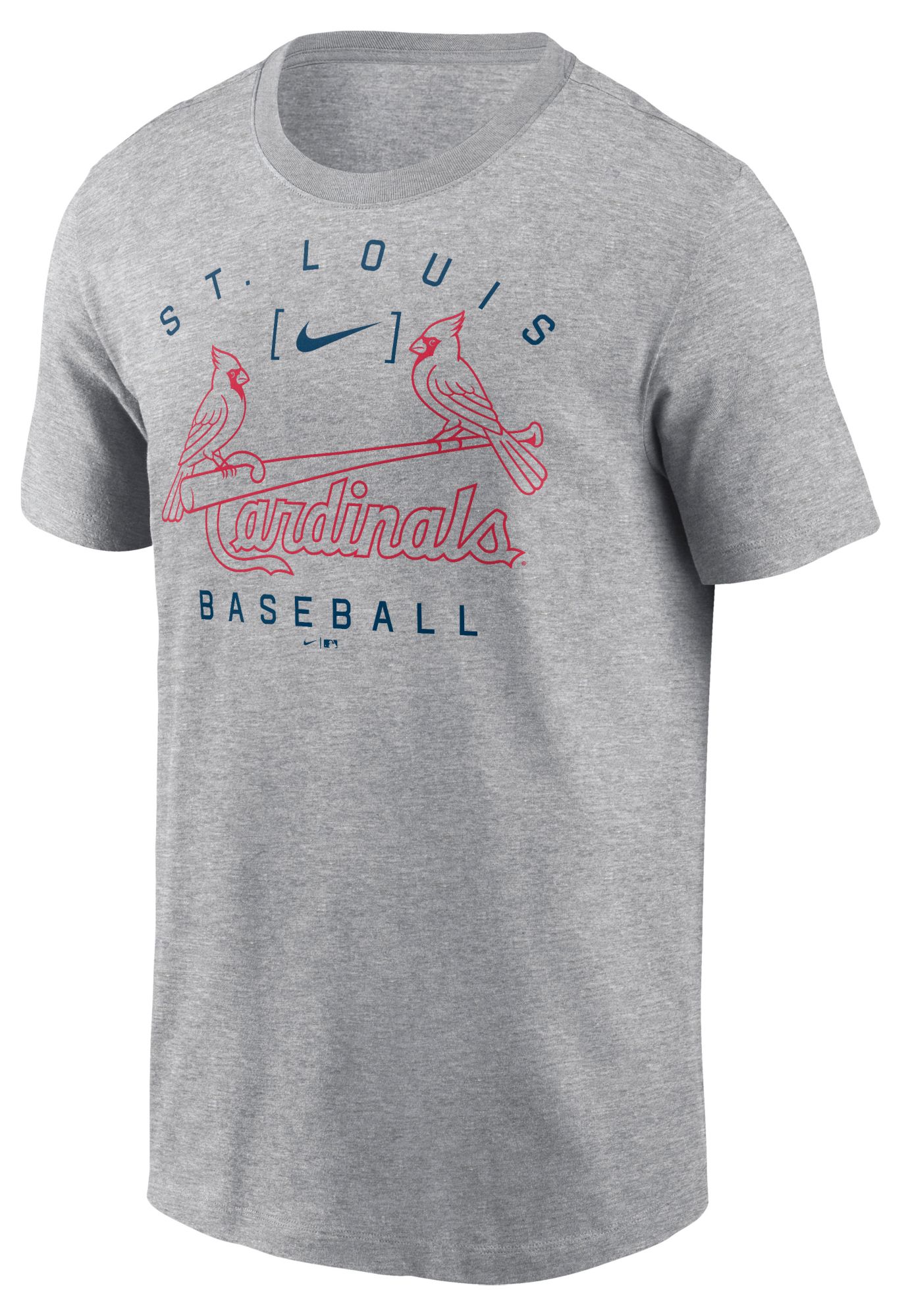 Nike Men's St. Louis Cardinals Gray Home Team Arch T-Shirt