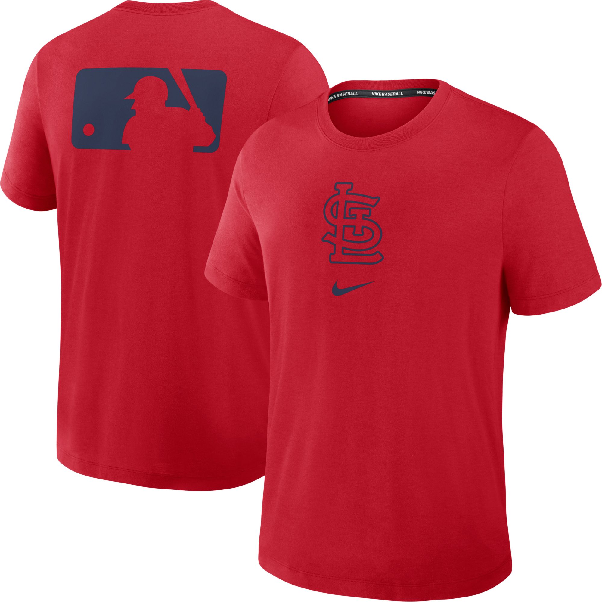 Nike Men's St. Louis Cardinals Red Authentic Collection Tri Blend T-Shirt