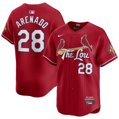 Nike Adult St. Louis Cardinals City Connect Red Blank