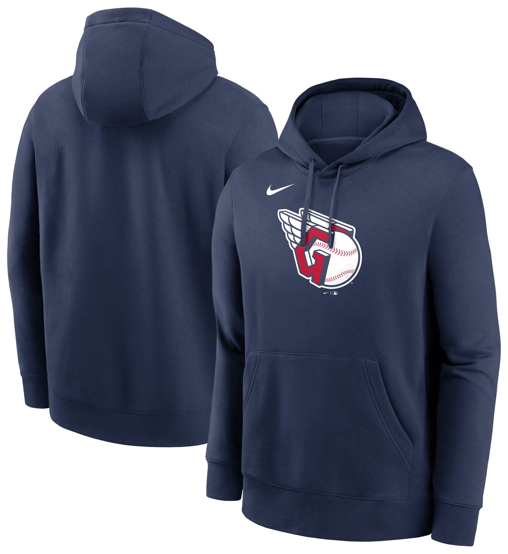 Nike Adult Cleveland Guardians Club Navy Hoodie