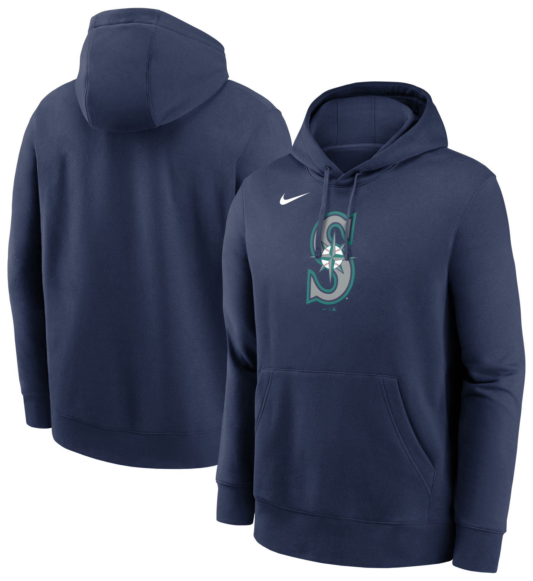 Nike Adult Seattle Mariners Club Navy Hoodie
