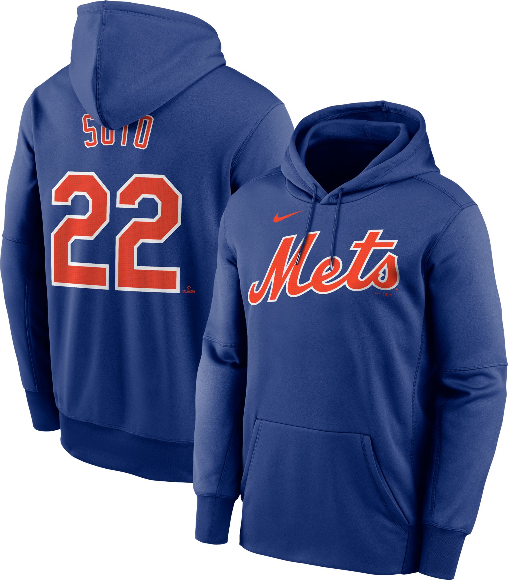 Nike Men's New York Mets Juan Soto #22 Blue Hoodie