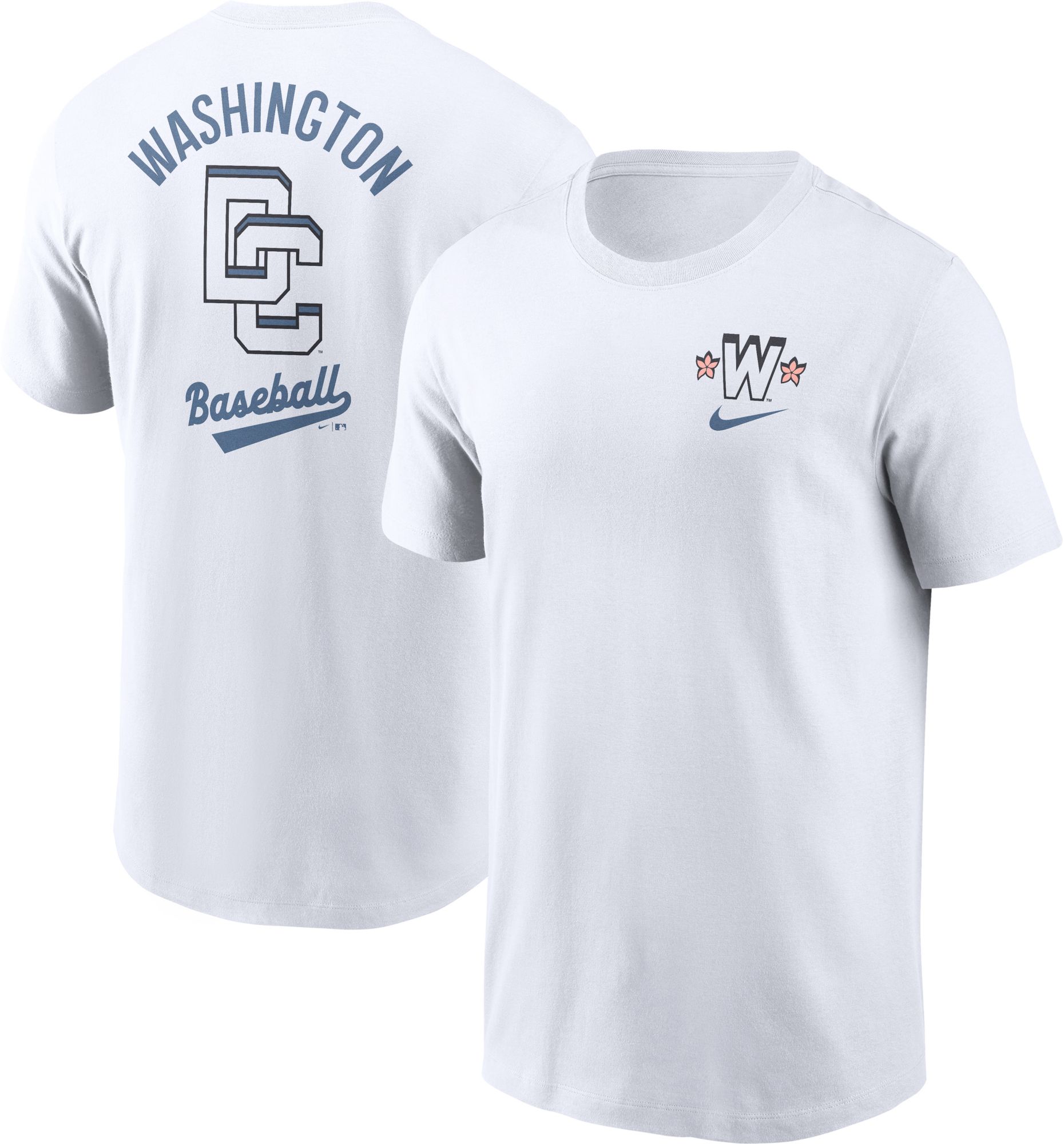 Nike Men's Washington Nationals City Connect 2-Hit White T-Shirt