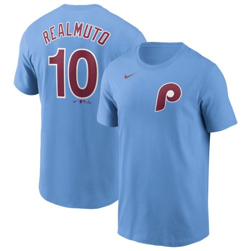 Nike Adult Philadelphia Phillies City Connect Blue Logo T