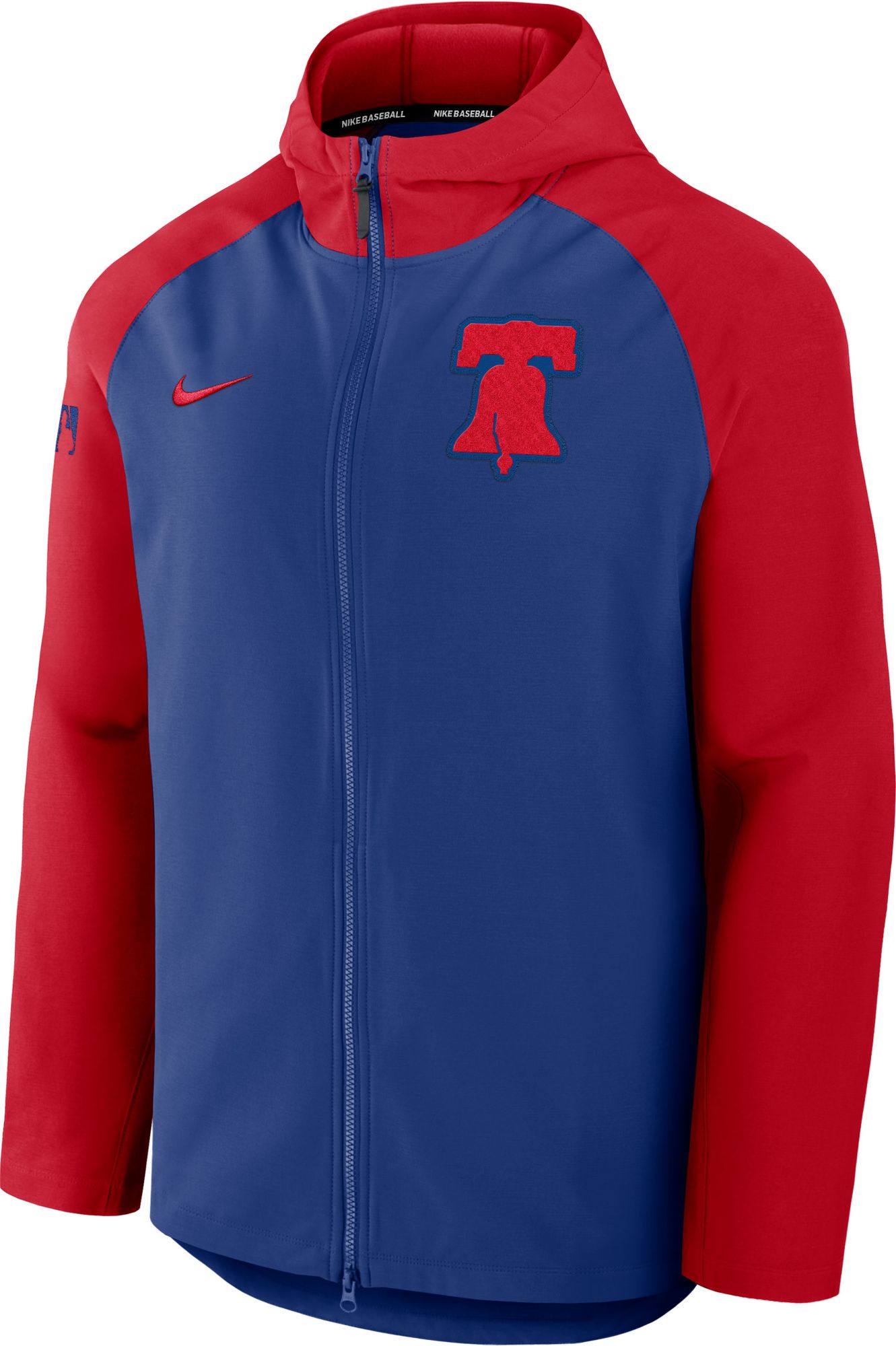 Nike Men's Philadelphia Phillies Blue Therma Authentic Collection Full-Zip Jacket