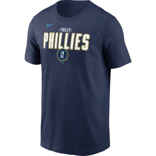 Nike Adult Philadelphia Phillies City Connect Blue Logo T