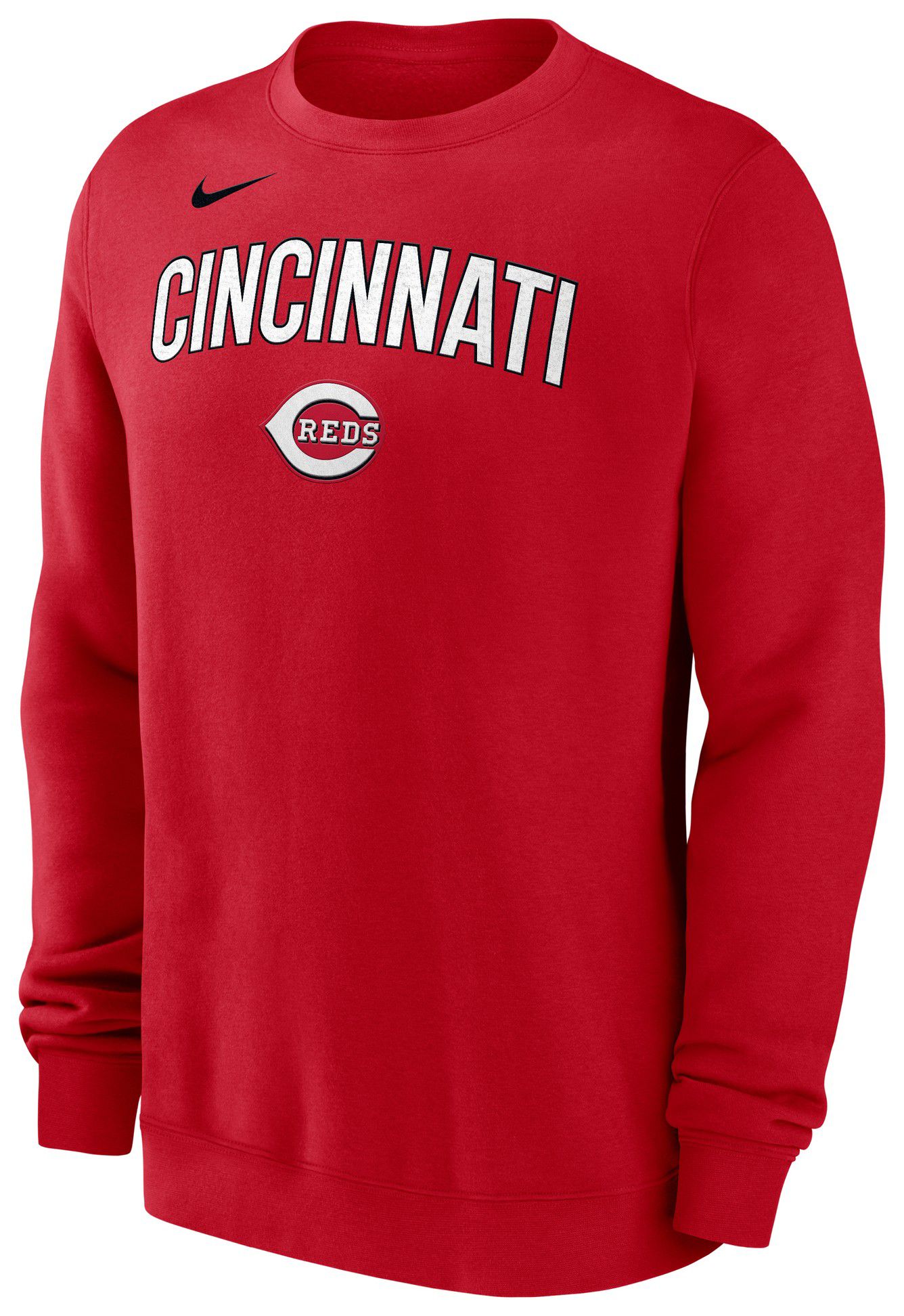 Nike Adult Cincinnati Reds Fleece Red Crewneck Sweatshirt