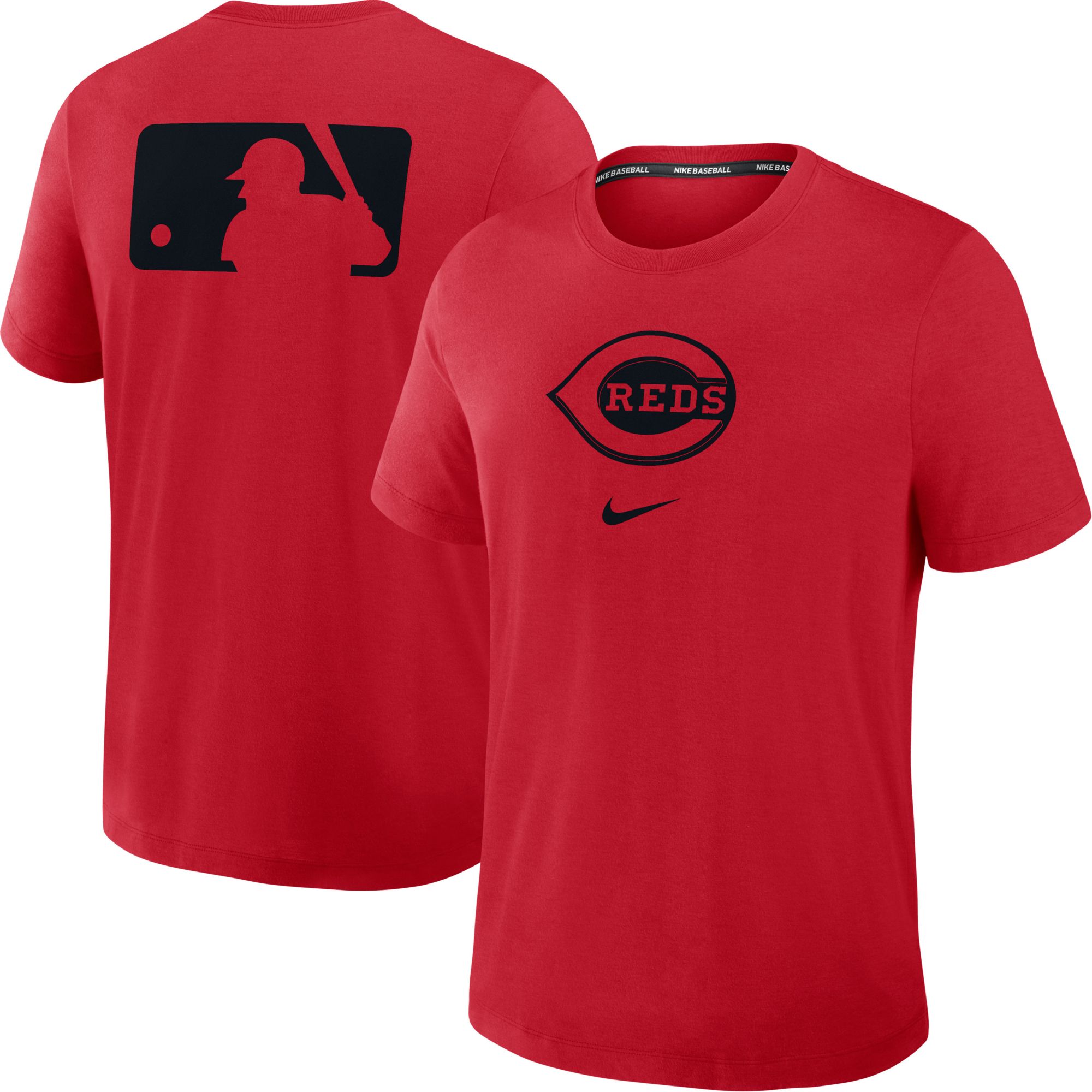 Nike Men's Cincinnati Reds Red Authentic Collection Tri Blend T-Shirt
