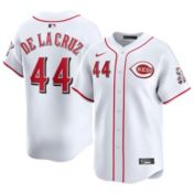 Men's #11 Barry Larkin Cincinnati Reds White Limited Home Jersey