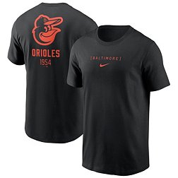 Nike Men's Baltimore Orioles Black Back Stack T-Shirt
