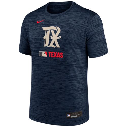 Nike Adult Texas Rangers City Connect Tan Logo T-Shirt