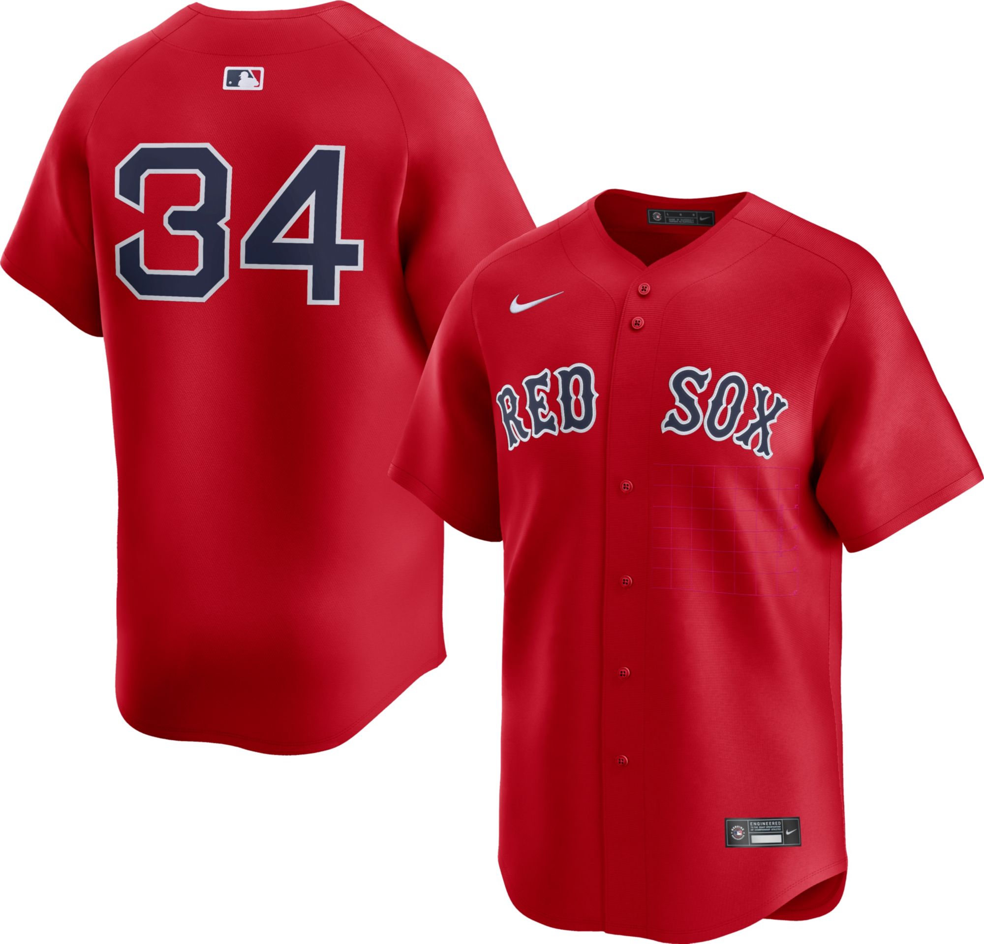 Nike Men's Boston Red Sox David Ortiz #34 Red Cool Base Jersey