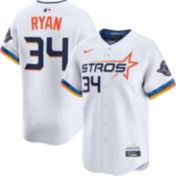 Nike Men's Houston Astros Nolan Ryan #34 Navy Cooperstown V