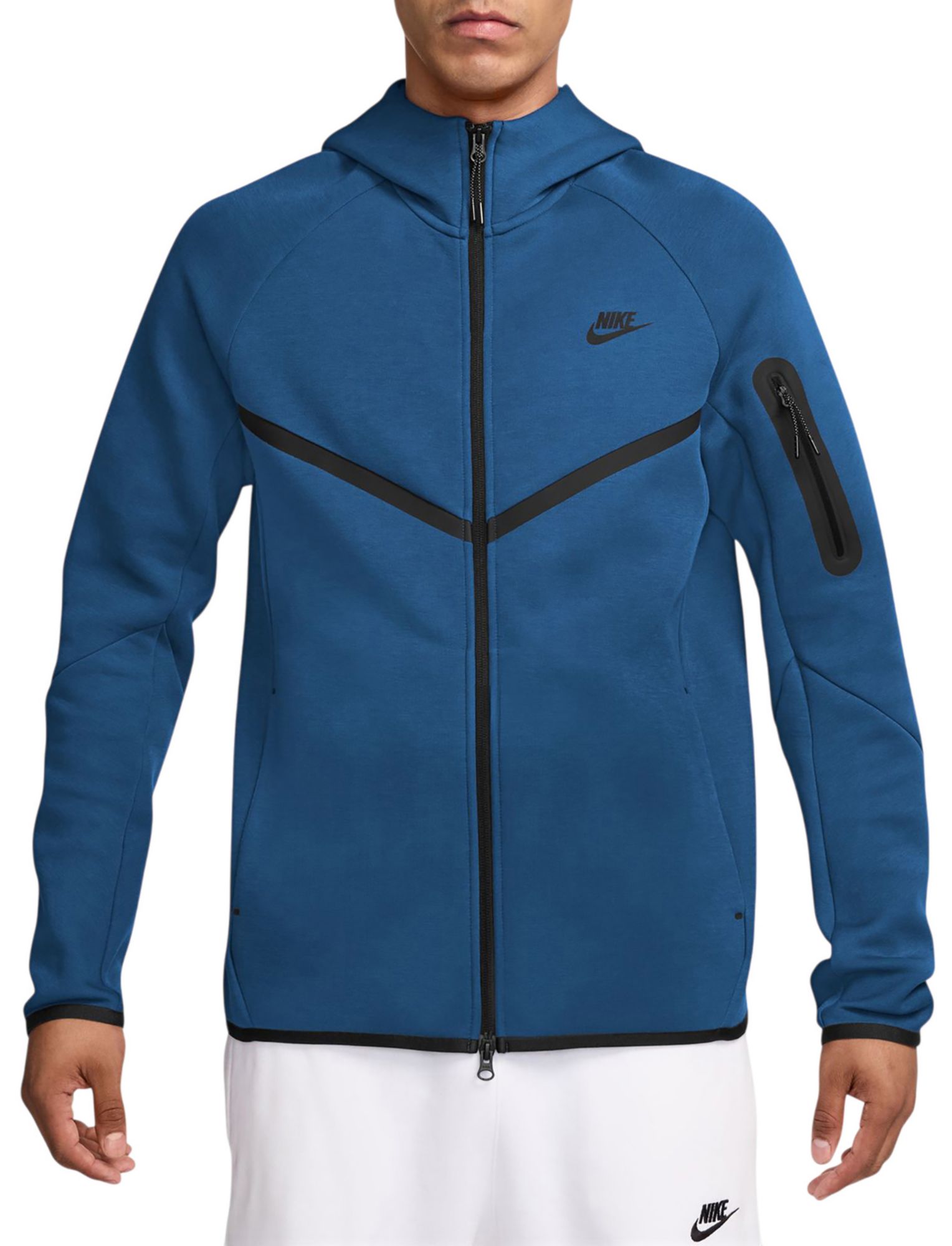 Nike Men's Tech Fleece Full-Zip Windrunner Hoodie Court Blue thumbnail
