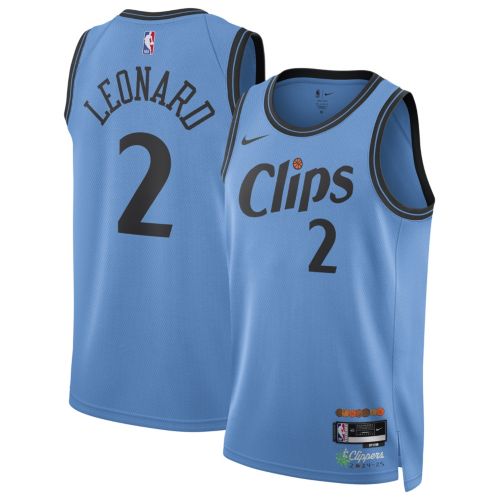 ウェア NIKE LA CLIPPERS #2 K.LEONARD XL Nike Kawhi Leonard #2 LA Clippers NBA Basketball Jersey SIZE XXL