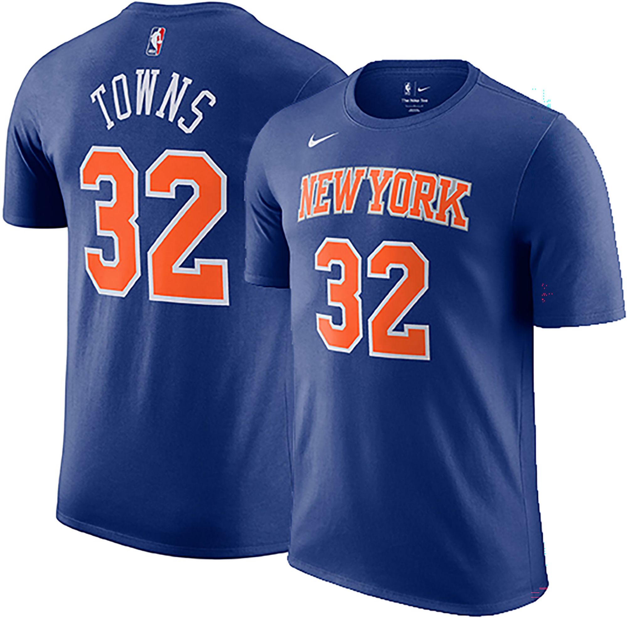 Nike Adult New York Knicks Karl-Anthony Towns #32 Icon T-Shirt