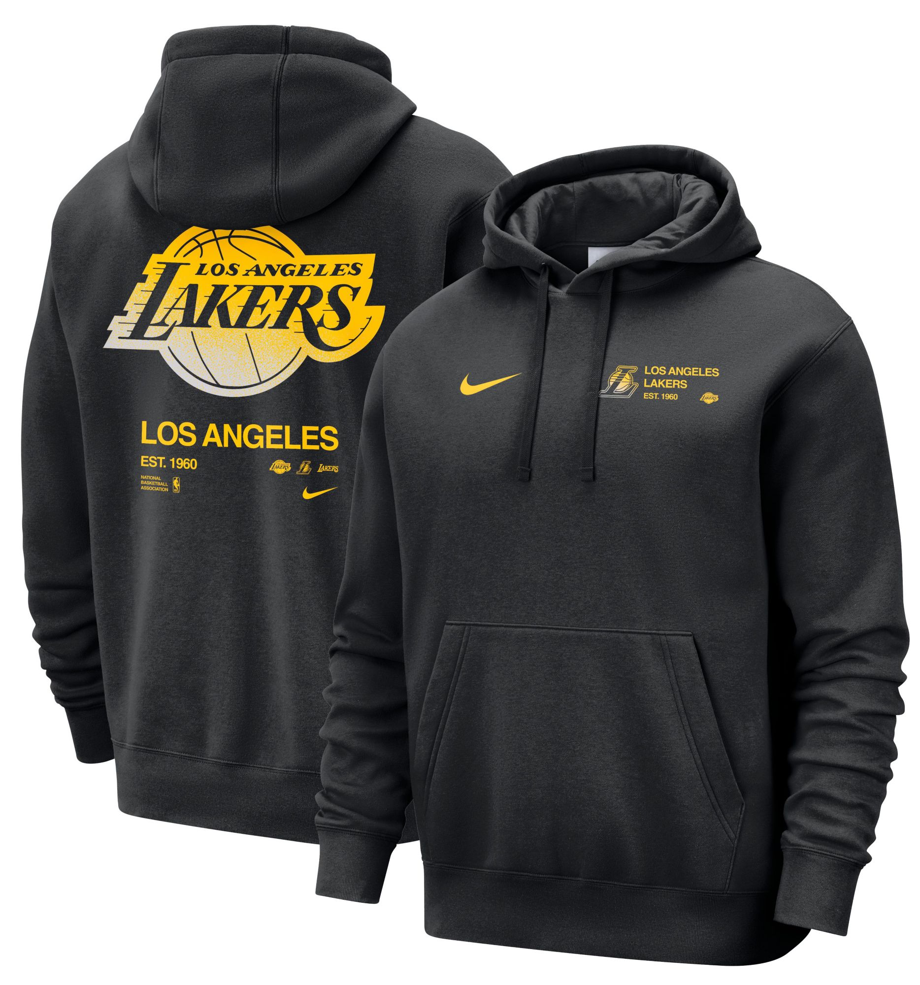 Nike Adult Los Angeles Lakers Courtside Club Pullover Hoodie