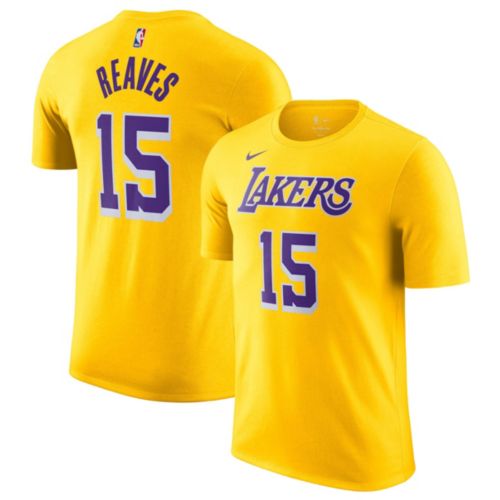 Nike Adult Los Angeles Lakers Luka Doncic #77 Yellow Icon T-Shirt