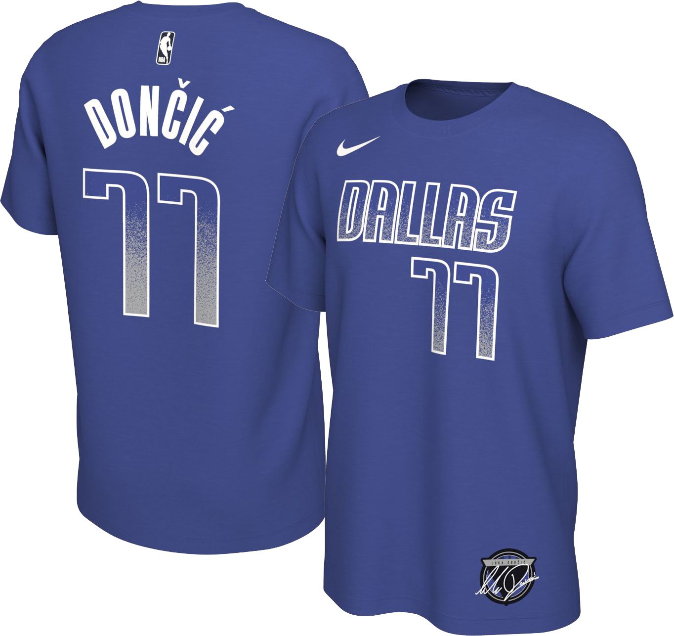 ルカドンチッチ　Nike Luka Dončić Tシャツ 77 Nike Men's Dallas Mavericks Luka Doncic #77 Essential N&N T