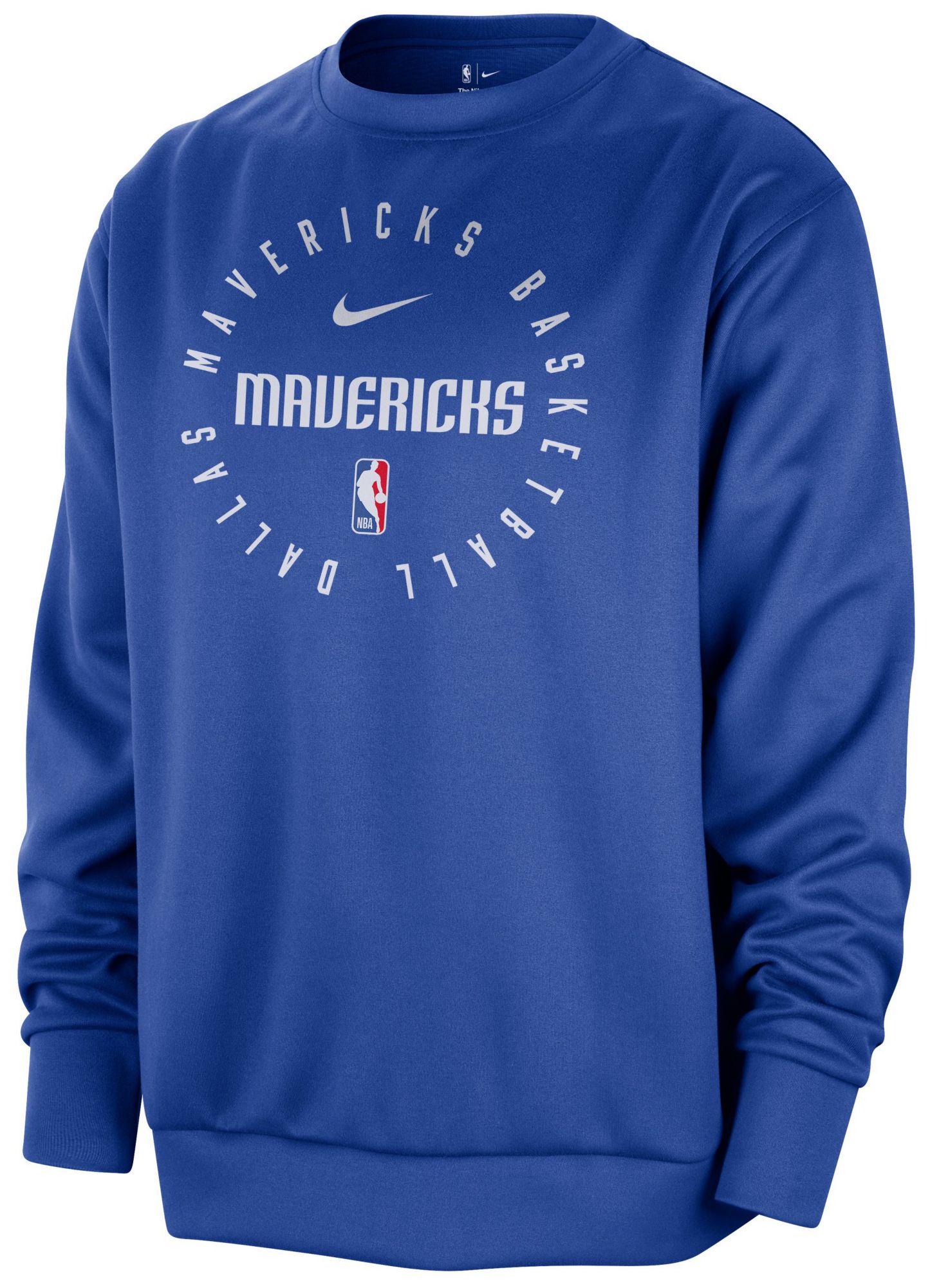 Nike Adult Dallas Mavericks Spotlight Crewneck Sweatshirt
