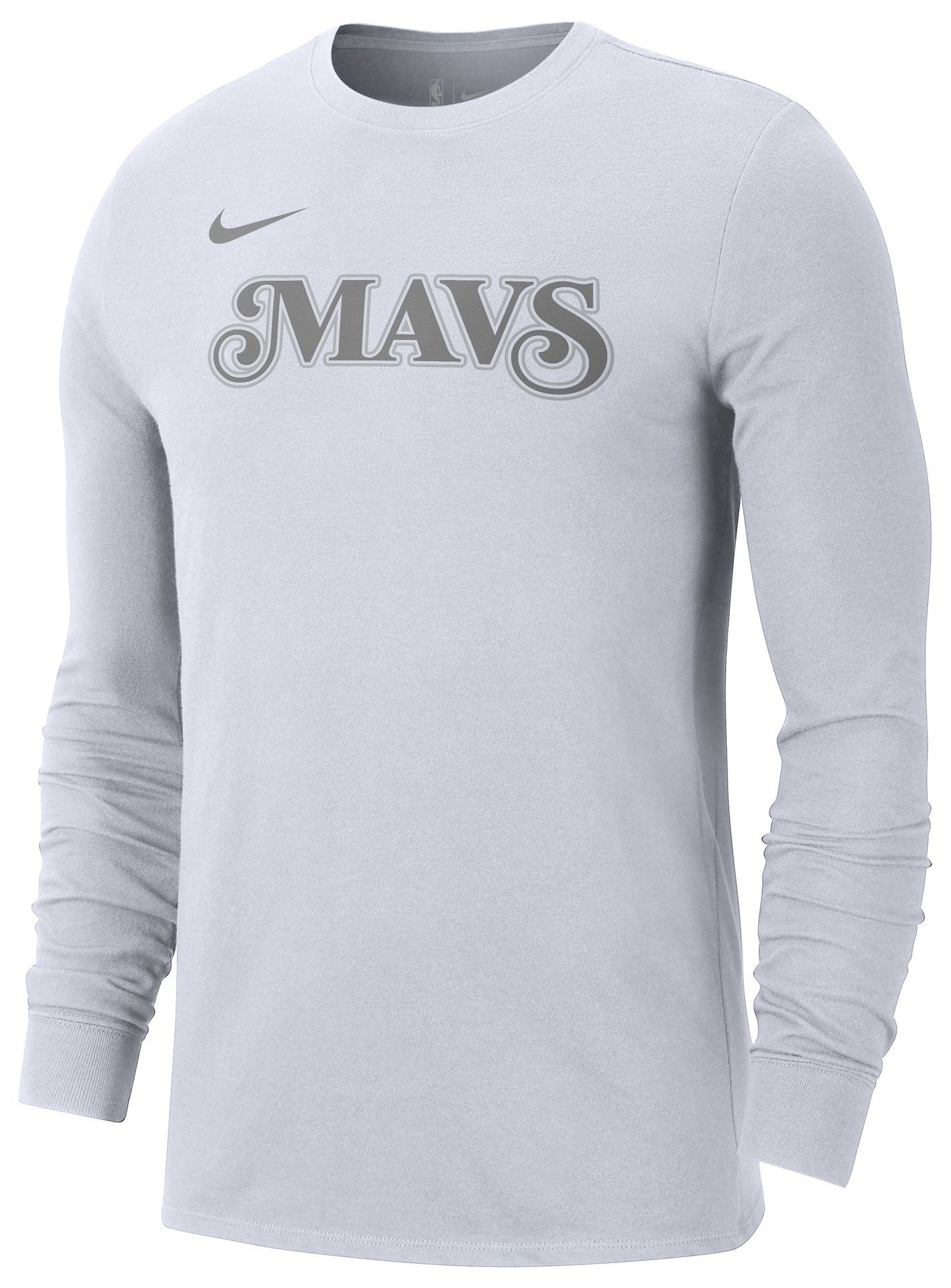 Nike Adult 2024-25 City Edition Dallas Mavericks Logo Long Sleeve T-Shirt
