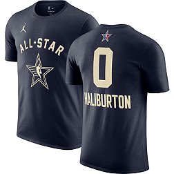 Nike Adult 2024 NBA All-Star Game Indiana Pacers Tyrese Haliburton #0 Blue T-Shirt