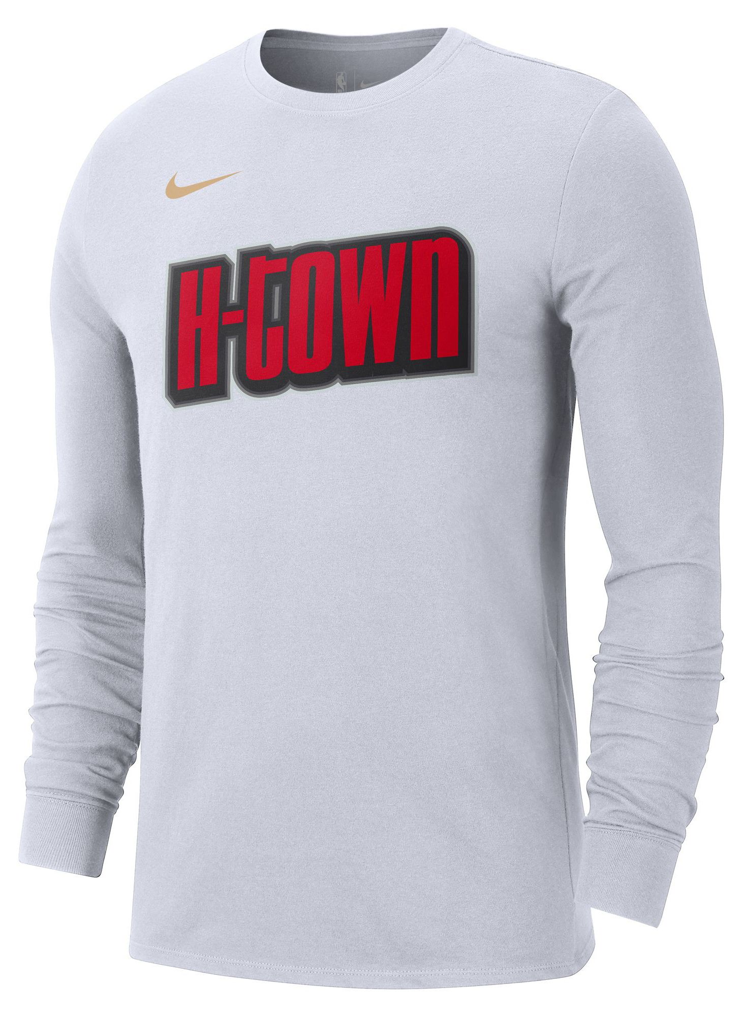 Nike Adult 2024-25 City Edition Houston Rockets Logo Long Sleeve T-Shirt