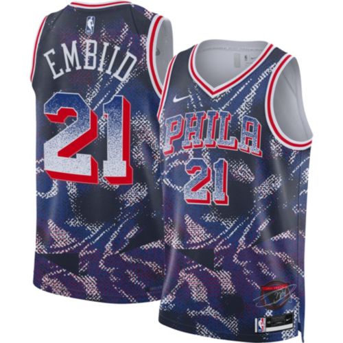 Nike Adult Philadelphia 76ers V.J. Edgecombe #77 Icon Jersey