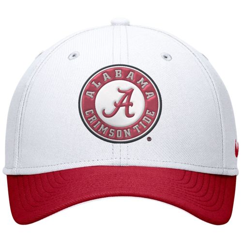 47 Men's Alabama Crimson Tide White Vintage Clean Up Adjustable